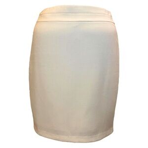 Laura Petites Winter White Pencil Skirt
